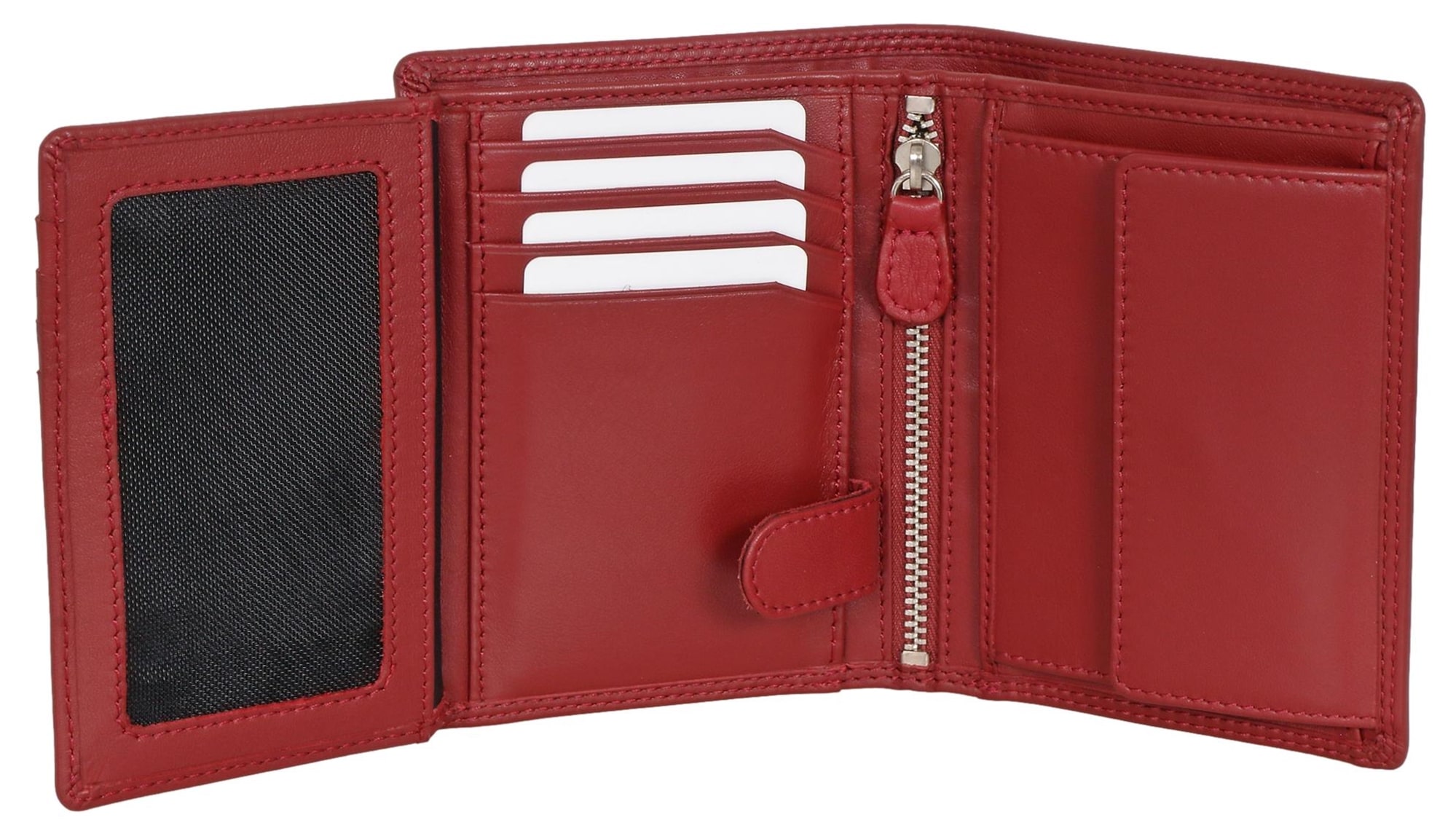 Brown Bear Classic 8005 D LF - Hochformat Geldbörse Rot