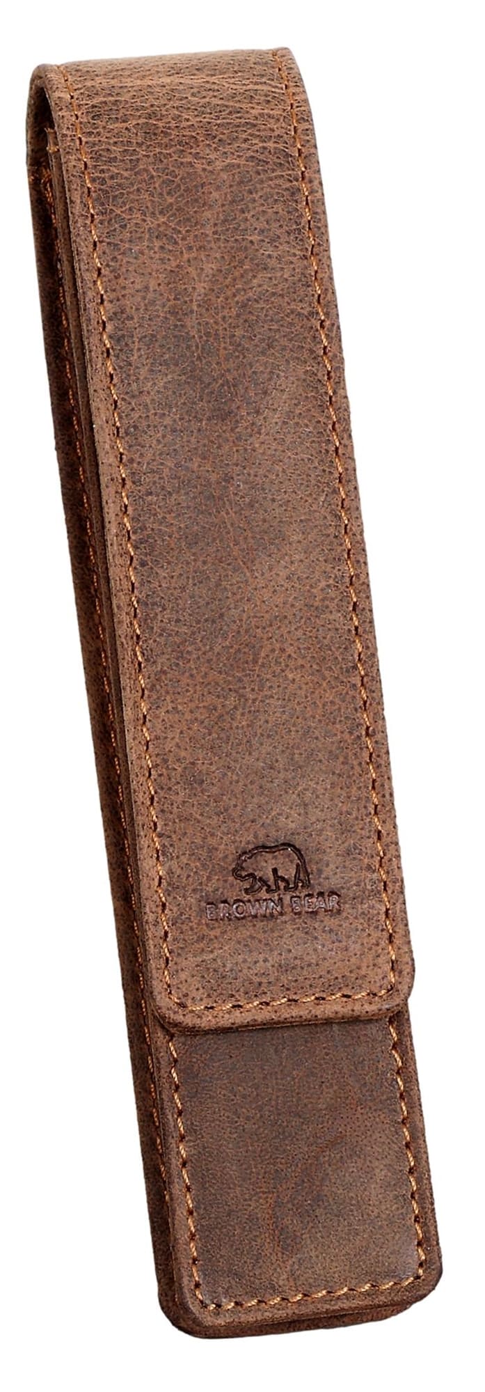 Brown Bear Golf 80 - Fülleretui für einen Stift Braun Vintage