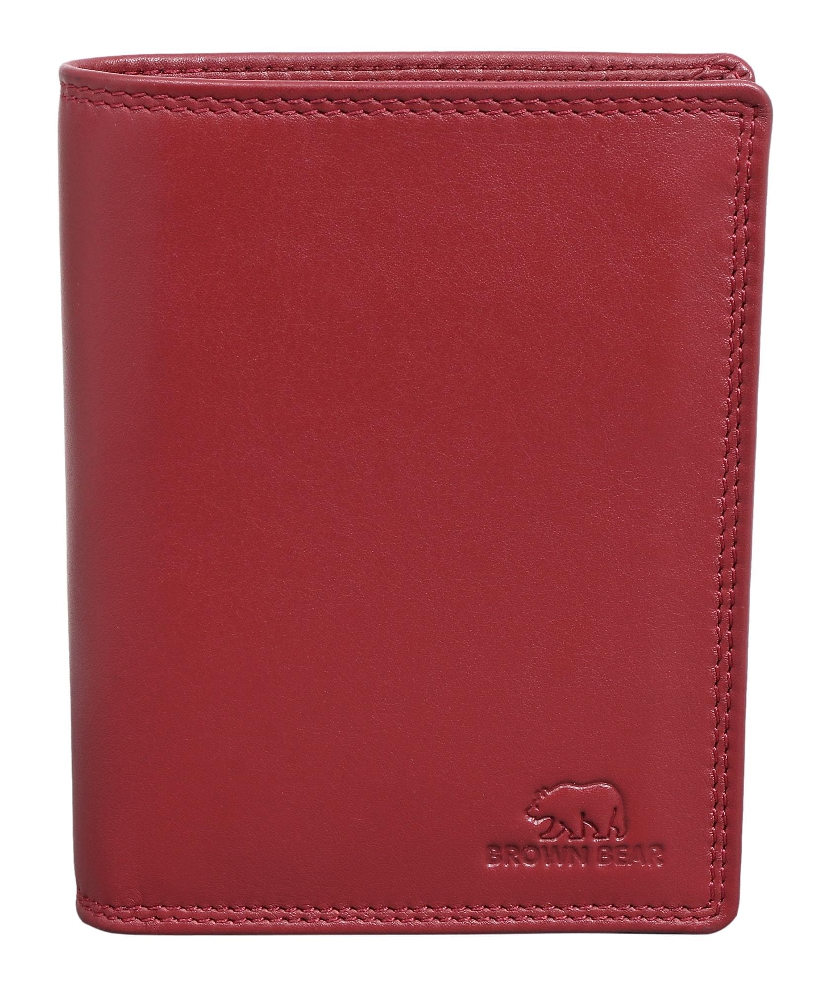 Brown Bear Classic 8002 - Hochformat Geldbörse Rot