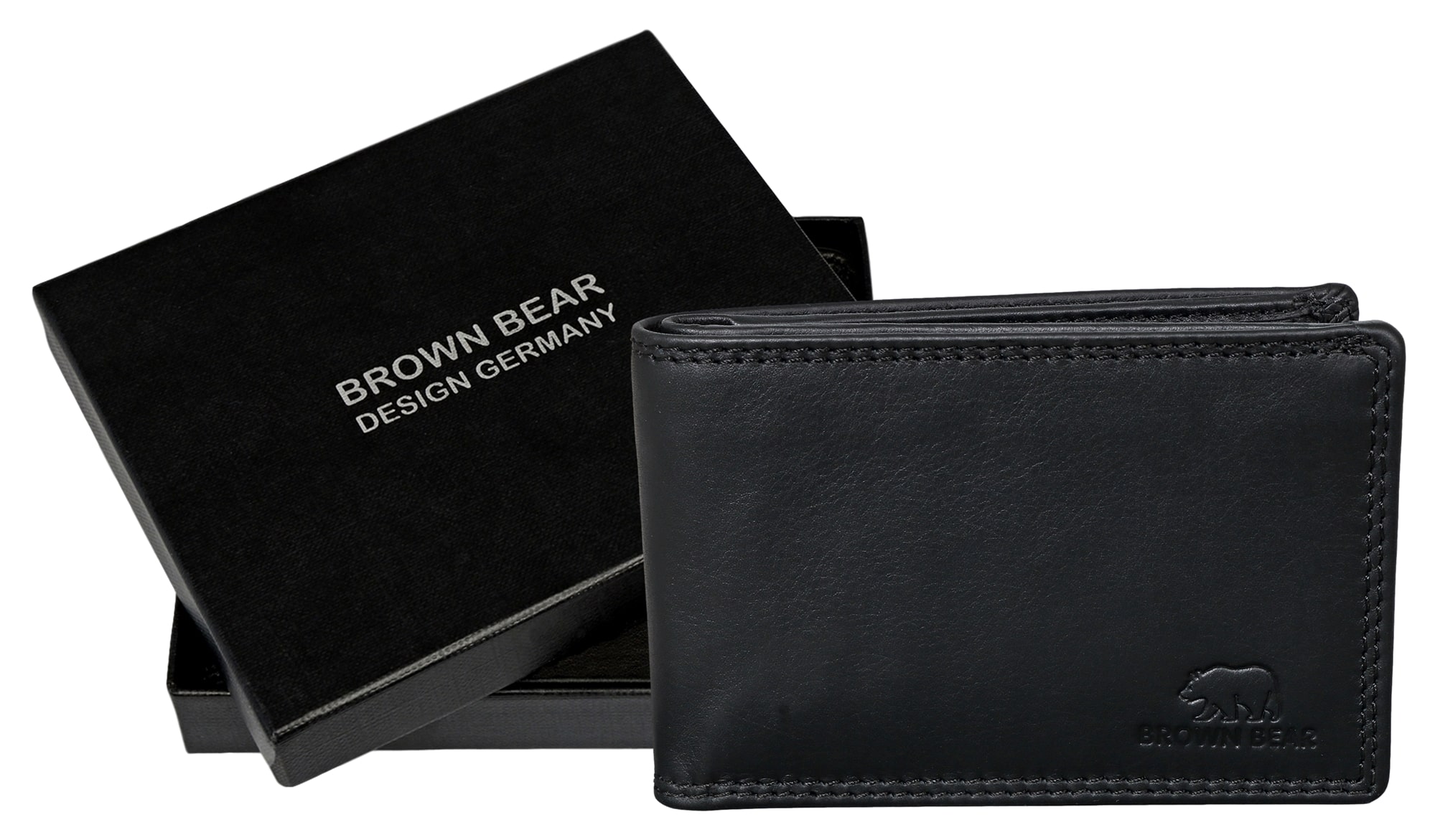 Brown Bear 8006-B - Mini-Geldbörse Schwarz