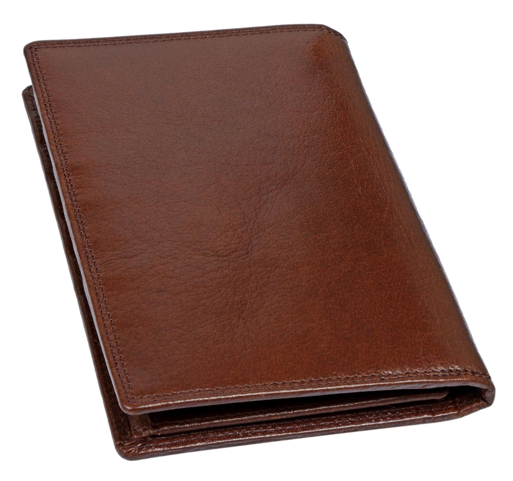 Brown Bear Classic 8013 - Brieftasche mit 13 Kartenfächern Braun Toscana