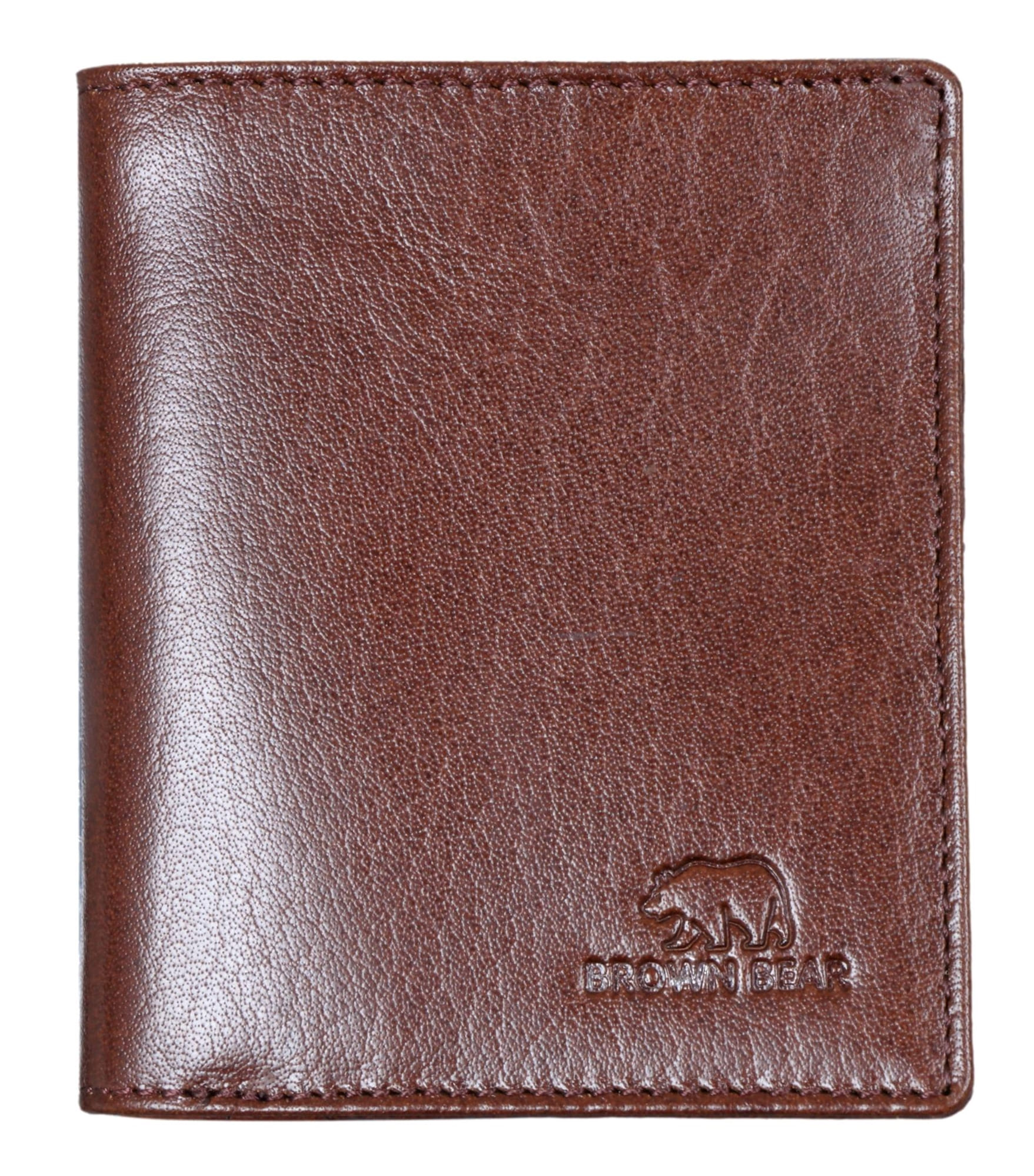 Brown Bear Slim Wallet - 8005 Braun Toscana