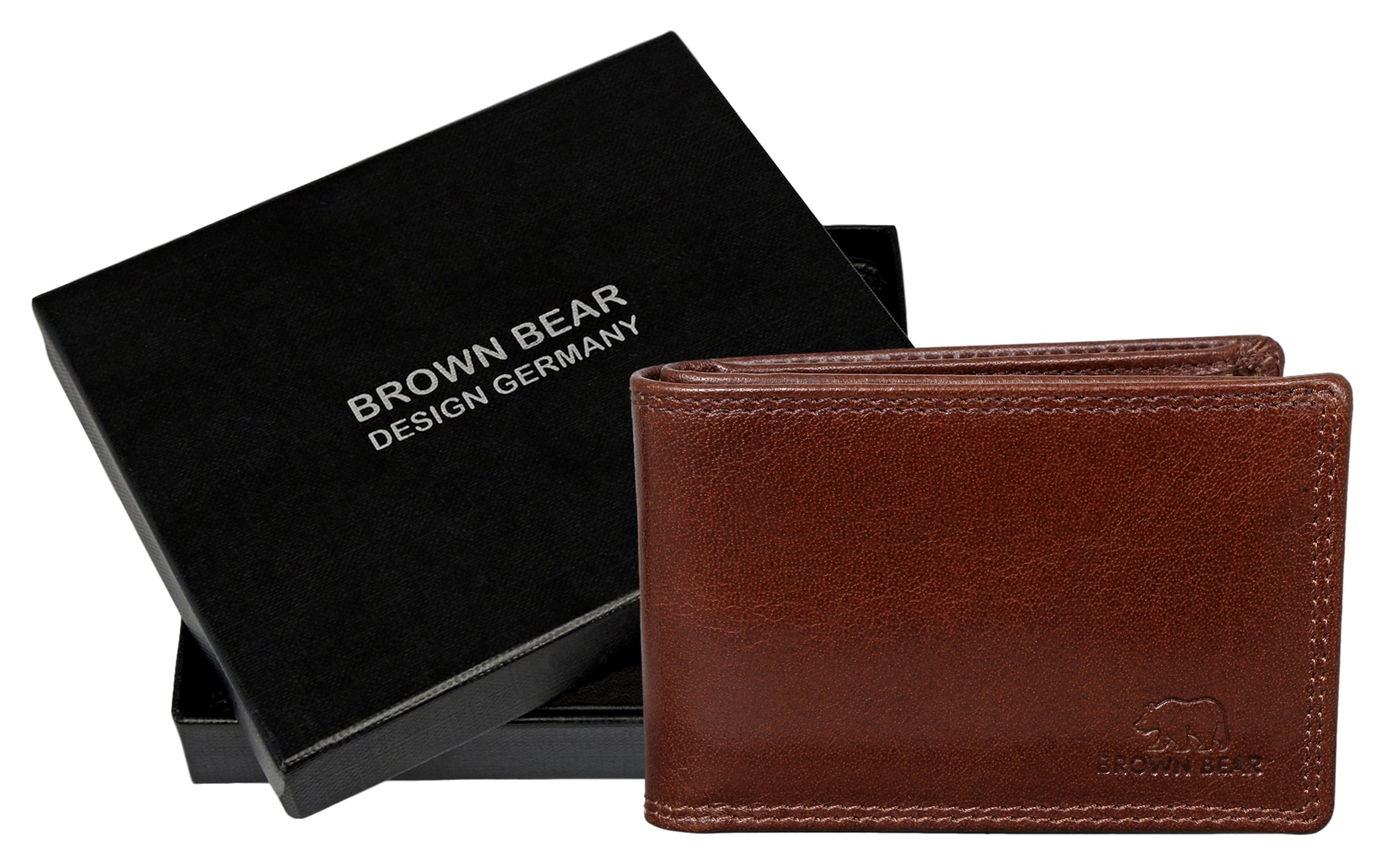 Brown Bear 8006-B - Mini-Geldbörse Braun Toscana