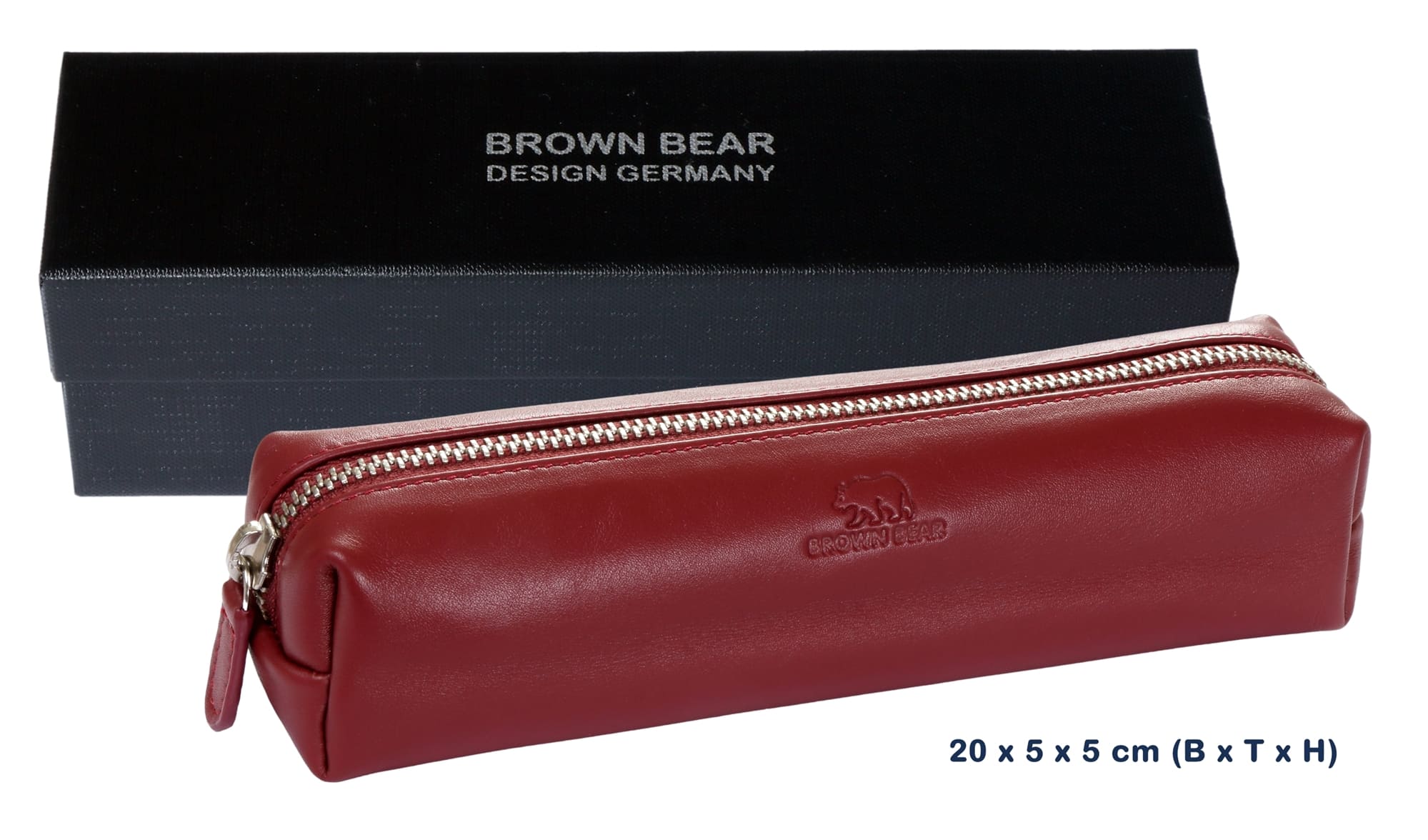 Brown Bear 3041 - mittleres Schreibgeräteetui Rot